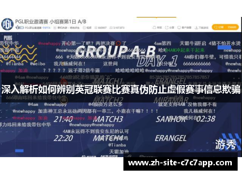 深入解析如何辨别英冠联赛比赛真伪防止虚假赛事信息欺骗