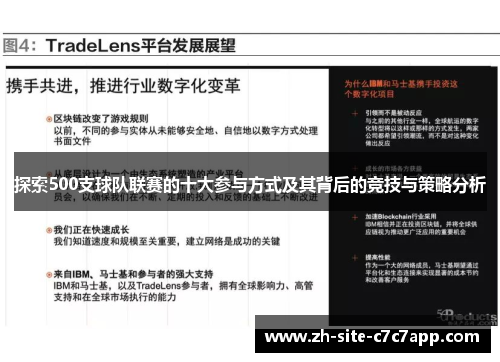探索500支球队联赛的十大参与方式及其背后的竞技与策略分析 探索500支球队联赛的十大参与方式及其背后的竞技与策略分析
