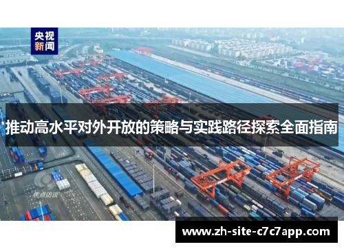 推动高水平对外开放的策略与实践路径探索全面指南 推动高水平对外开放的策略与实践路径探索全面指南